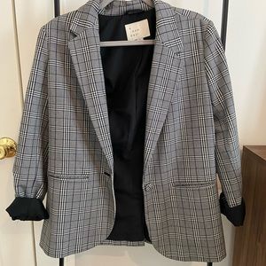 A New Day Plaid Blazer